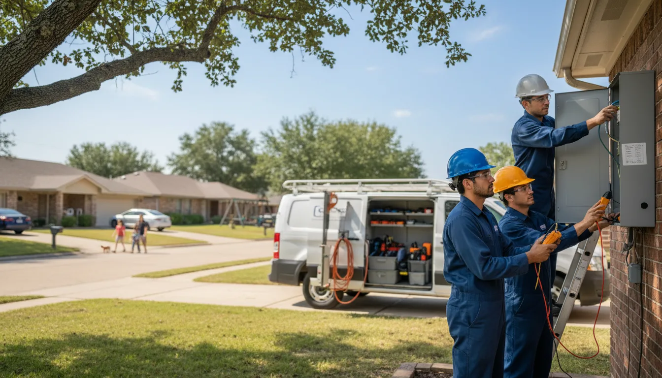Certified electrician providing emergency electrical services in Elbing, KS